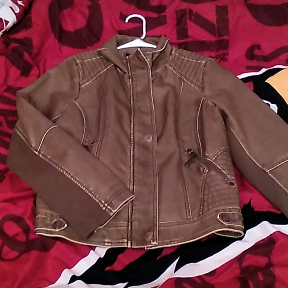 Leather jacket